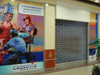 PRENÁJOM OBCHODNÝCH PRIESTOROV V O C  C A S S O V I A – CARREFOUR