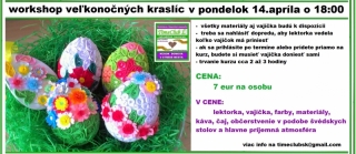 workshop veľkonočných kraslíc