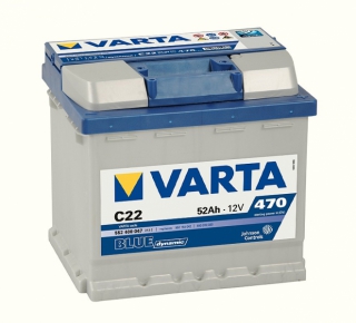 Akumulator (Autobateria) Varta Blue  12V 52Ah 470A