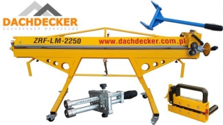 RUČNÍ OHÝBAČKA TYP ZRF-LM 2250/1,0 mm DACHDECKER