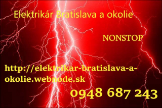 Poruchová služba  BA-Elektrikár-NONSTOP