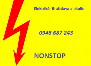 Elektrikár Bratislava -NONSTOP